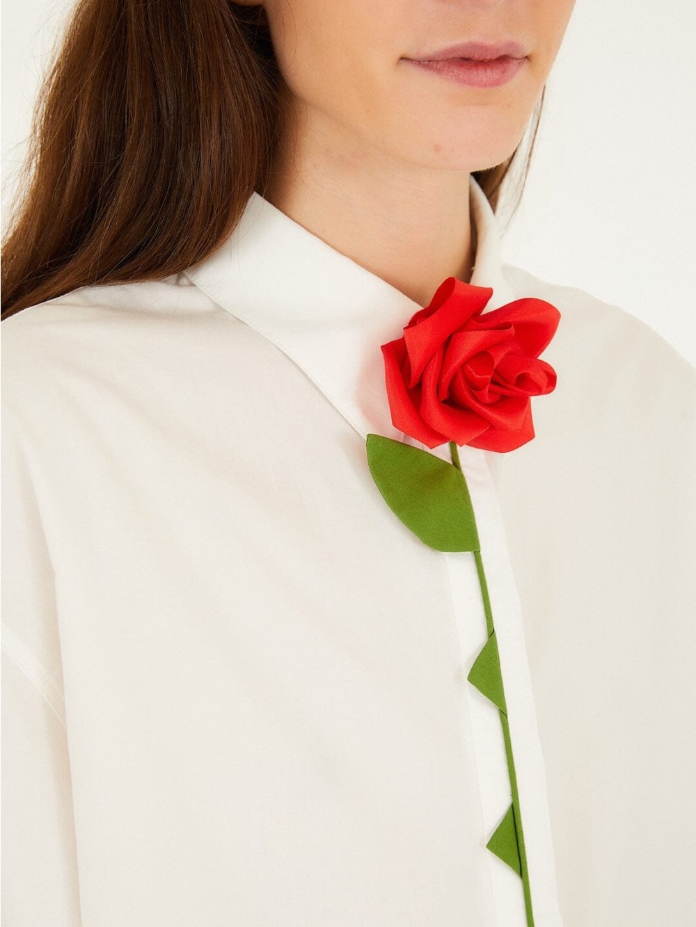 Farm Rio: OFF WHITE ROSY SHIRT - Picture 5 of 11